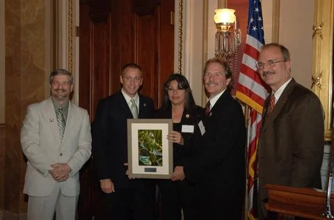 RECORD DATE NOT STATED  Reception, attended by Fish and Wildlife Service D... Foto stock