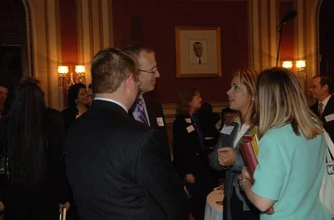 RECORD DATE NOT STATED  Reception, attended by Fish and Wildlife Service D... Foto stock