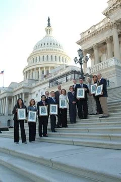 RECORD DATE NOT STATED  Reception, attended by Fish and Wildlife Service D... Foto stock