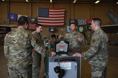 RECORD DATE NOT STATED Reserve Citizen Airmen with the 944th Aircraft Main... Stock Photos