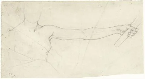 RECORD DATE NOT STATED  Right arm and upper body of a woman, Richard Nicol... Stock Photos