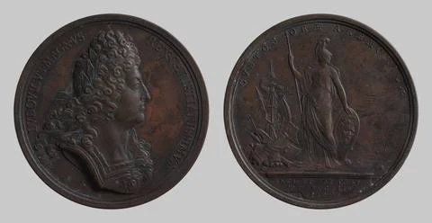 RECORD DATE NOT STATED  Roussel, JÃ rÃ me (n.1663-D.1713-12-22), defeat of. Foto stock