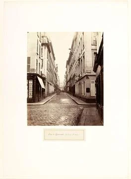 RECORD DATE NOT STATED  Rue de Grammont, View of rue St Anne. Paris, (2nd ... 스톡 사진