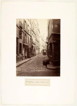 RECORD DATE NOT STATED  Rue Grit-le-Coeur, View of rue Saint-AndrÃ -des-Ar.. Stock Photos