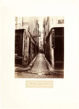 RECORD DATE NOT STATED  Rue Soly, view of rue de la Jussienne. Paris, (2nd... Foto stock