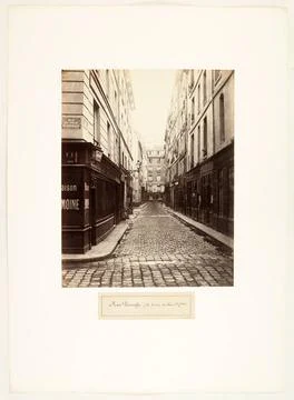 RECORD DATE NOT STATED  Rue Princess, view of rue du Four. Paris (6th arr.... Stock Photos