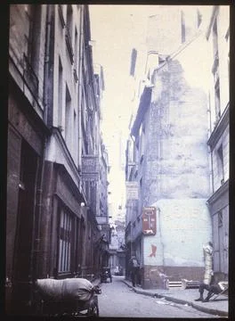 RECORD DATE NOT STATED  The rue de Venise, Paris (IVth arr.), Around 1920.... Stock-Fotos