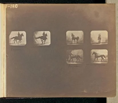 RECORD DATE NOT STATED Running. Irregular. Two sets of multiple frames dep... Stock Photos