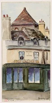 RECORD DATE NOT STATED  SÃ guin, F., square tower of rue RÃ aumur (dummy t. Stock Photos