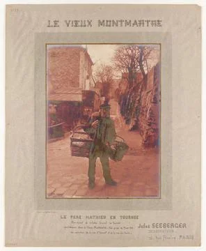 RECORD DATE NOT STATED  SÃ eberger, Jules (n.1872- D.1932), old Montmartre.. Stock Photos