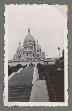 RECORD DATE NOT STATED  The SacrÃ -Coeur Basilica, Montmartre, Paris photo.. Stock-Fotos