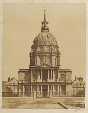 RECORD DATE NOT STATED  Saint-Louis des Invalides, the DÃ me church, Paris.. 写真素材