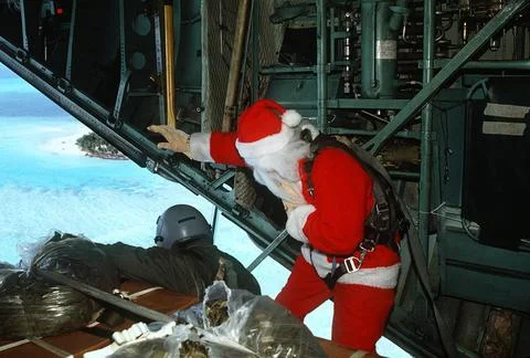 RECORD DATE NOT STATED Santa Clause (CAPT. Mike d Albertis, 605th Military... Foto stock