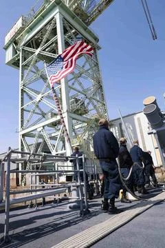 RECORD DATE NOT STATED SASEBO, Japan (March 3, 2022) Sailors handle line a... Photos