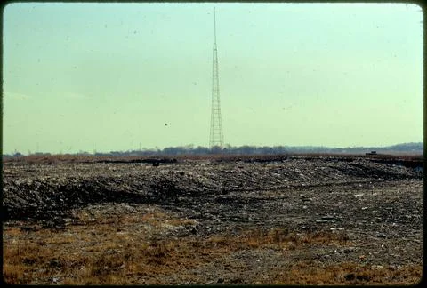 RECORD DATE NOT STATED Saugus regional dump from land side - route 107 , D... Stock Photos