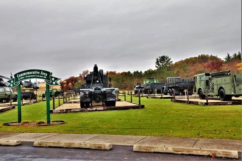 RECORD DATE NOT STATED A scene of Equipment Park is shown with fall colors... Fotos Stock