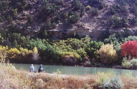 RECORD DATE NOT STATED Scenic Byway 143 - Utah s Patchwork Parkway - Fishi... Stockfoto's