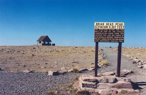RECORD DATE NOT STATED Scenic Byway 143 - Utah s Patchwork Parkway - Obser... Fotos de archivo
