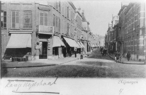 RECORD DATE NOT STATED Seen from the intersection with the Nieuwe Markt (l... Stock Photos