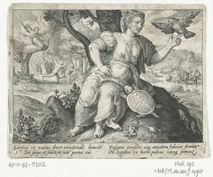 RECORD DATE NOT STATED  Sense feeling, Nicolaes de Bruyn, After Maerten de... Stock Photos