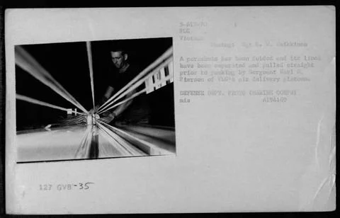 RECORD DATE NOT STATED  Sergeant Earl D. Pierson of the FLC s air delivery... Photos