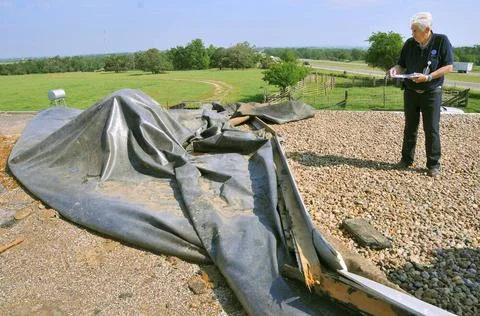 RECORD DATE NOT STATED Severe Storm Tornado - Newcastle, Okla. , May 26, 2... Stock Photos