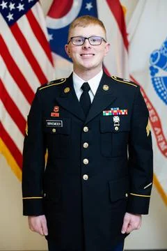RECORD DATE NOT STATED Sgt. Brennan Birkemeier, 16th Engineer Brigade, par... Stock Photos