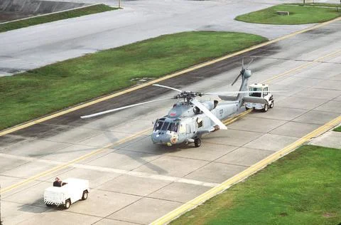 RECORD DATE NOT STATED An SH-60B Seahawk helicopter of Helicopter Squadron... Stock Photos