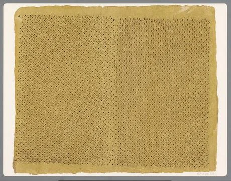 RECORD DATE NOT STATED  Sheet with a windscreen pattern of points, Anonymo... Stock Photos