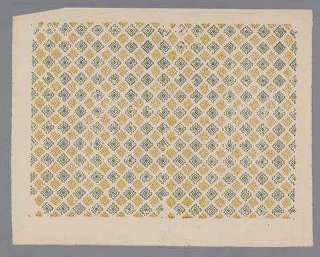 RECORD DATE NOT STATED  Sheet with windscreen pattern, Stampi Remondiniani... Stock Photos