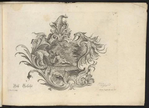 RECORD DATE NOT STATED  The sight, Johann Georg Pintz, After Johann Rumpp,... Stock Photos