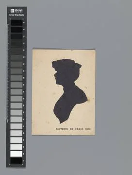 RECORD DATE NOT STATED  Silhouette of a woman (Paris), Anonymous, c. 1860 ... Stock Photos