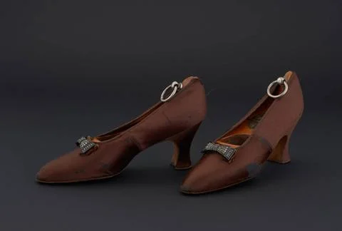 RECORD DATE NOT STATED  Silk -ace shoes; Hellstern &amp; Sons./Brevetes Paris;... Stock Photos