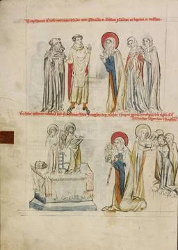 RECORD DATE NOT STATED The Simplicity of Saint Hedwig; Saint Hedwig Worshi... Stock Photos