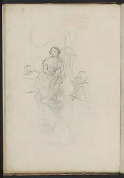 RECORD DATE NOT STATED  Sitting woman in an interior, 1837 - 1881 Page 14 ... Stock Photos