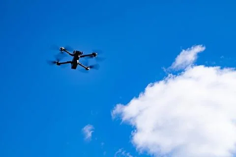 RECORD DATE NOT STATED  A Skydio XD2 drone flies over Cadet Memorial Field... Stock Photos