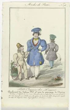 RECORD DATE NOT STATED  Small mail of the ladies, Paris modes, 1830, no. 7... Foto stock