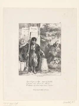 RECORD DATE NOT STATED  Small street sweeper and fighting boys, Nicolas To... Foto stock