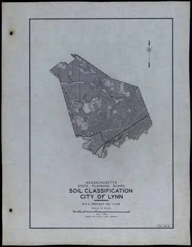 RECORD DATE NOT STATED Soil Classification City of Lynn , Roads, Cities an... Stock Photos