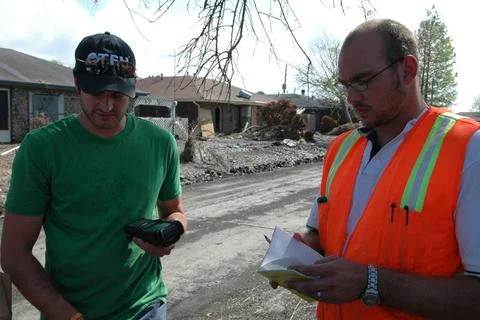 RECORD DATE NOT STATED Soil Testing - D70 - 26-HK-204-35. Hurricane Katrin... Stock Photos