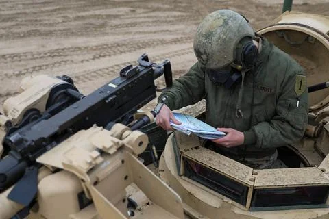 RECORD DATE NOT STATED Spc. Austin Zink assigned to 2nd Battalion, 34th Ar... Fotos Stock
