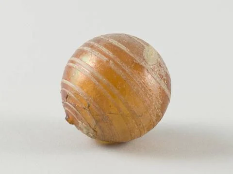 RECORD DATE NOT STATED  Spherical container. Gallo-Roman. Glass. Paris, Ca... Foto stock