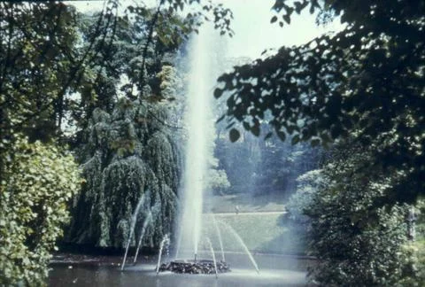 RECORD DATE NOT STATED Squirting fountain in the Kronenburgerpark. Copyrig... Stock-Fotos