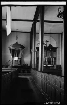 RECORD DATE NOT STATED St. Michael s Church interior , Interiors, Pews, St... Stock Photos