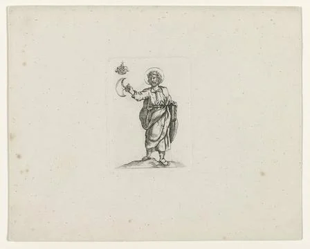 RECORD DATE NOT STATED  St. Bartholomeus as pattern guild tanners (?), 165... Foto stock