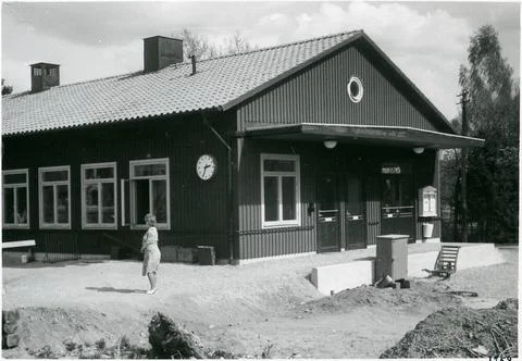 RECORD DATE NOT STATED The station house in Valla. Copyright: xpiemagsx sw... Stock Photos