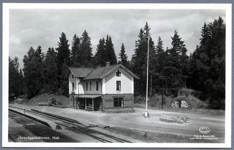 RECORD DATE NOT STATED Station house with cellar at HOK station. Copyright... Stock Photos
