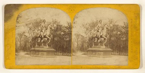 RECORD DATE NOT STATED Statue de Roi de Prusse, Parc Prussien. Copyright: ... Fotos de archivo