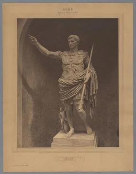 RECORD DATE NOT STATED  Statue of August Caesar (Augustus of Prima Porta; ... Stock Photos