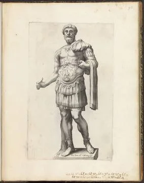 RECORD DATE NOT STATED  Statue of Emperor Marcus Aurelius, 1636 - 1647 pri... Stock Photos